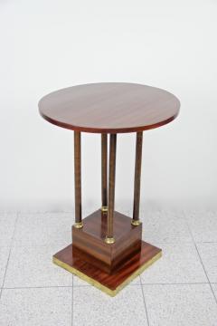 Art Nouveau Round Mahogany Coffee Table Early 20th Century Austria circa 1910 - 3460870