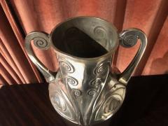 Art Nouveau Silver Vase with Hammered Details - 1369674