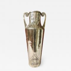 Art Nouveau Silver Vase with Hammered Details - 1373782