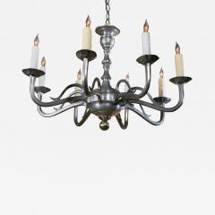 Art Nouveau Style Pewter Chandelier - 2255601