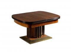 Art Nouveau Walnut Extendable Table Vienna c 1900 10  - 3483015