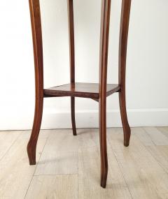 Art Nouveau Walnut Plant Stand circa 1900 - 3794025