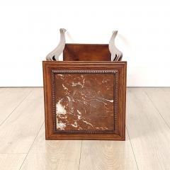 Art Nouveau Walnut Plant Stand circa 1900 - 3794026