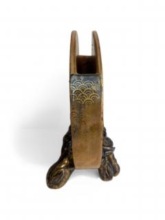 Art Nouveau glazed earthenware vase by E Galle - 4656639