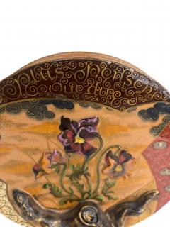 Art Nouveau glazed earthenware vase by E Galle - 4656643