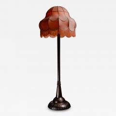 Art Nouveau hammered copper floor lamp Sweden - 2487070