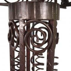 Art Nouveau wrought iron floor lamp 1920 - 4742011