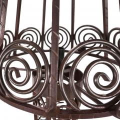 Art Nouveau wrought iron floor lamp 1920 - 4742013