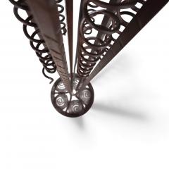Art Nouveau wrought iron floor lamp 1920 - 4742014