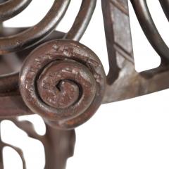 Art Nouveau wrought iron floor lamp 1920 - 4742017