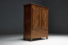 Art Populaire Alpine Cabinet France 19th Century - 4458348