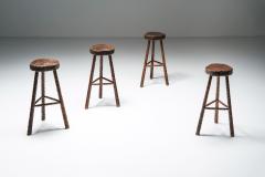 Art Populaire Bar Stools Mid Century Modern 1950s - 2133041