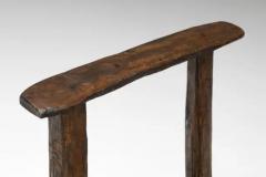 Art Populaire Folk Art Stool from the Auvergne Mid Century Rustic 1800s - 3396012