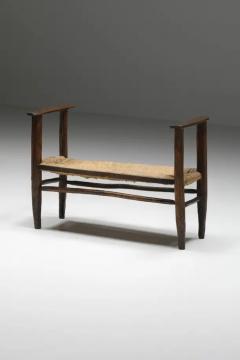 Art Populaire Folk Art Stool from the Auvergne Mid Century Rustic 1800s - 3396051