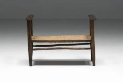 Art Populaire Folk Art Stool from the Auvergne Mid Century Rustic 1800s - 3396150