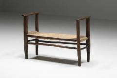 Art Populaire Folk Art Stool from the Auvergne Mid Century Rustic 1800s - 3396189