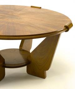 Art deco superb round coffee table - 1536155