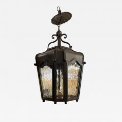 Arte De Mexico Wrought Iron Spanish Colonial Lantern Chandelier - 2164918