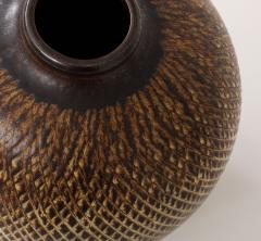 Arthur Andersson Large Arthur Andersson Stoneware Floor Vase by Wall kra Sweden 1950 signed - 3590221