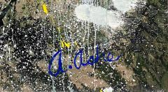 Arthur Ashe Tennis Racket Ball Splatter - 4697867