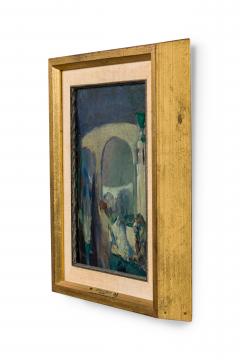 Arthur B Carles Arthur B Carles oil on board of study for Through the Arch Procession  - 4629528