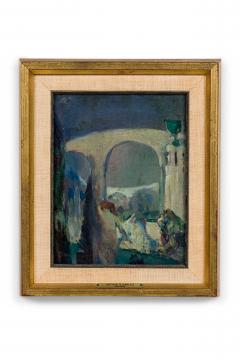 Arthur B Carles Arthur B Carles oil on board of study for Through the Arch Procession  - 4629529