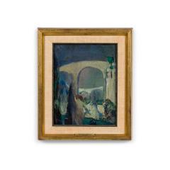 Arthur B Carles Arthur B Carles oil on board of study for Through the Arch Procession  - 4629531