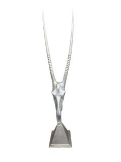 Arthur Court 1970s Arthur Court Aluminum Gazelle Sculpture - 4114822