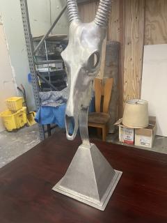 Arthur Court 1970s Arthur Court Aluminum Gazelle Sculpture - 4114823