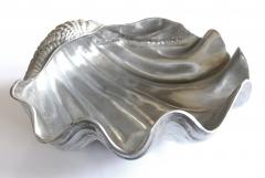 Arthur Court A Large and Finely Detailed Aluminum Clam Shell by Arthur Court - 179884