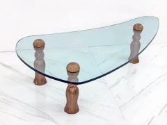 Arthur Court Arthur Court Biomorphic Glass Tassel Coffee Table - 3175819