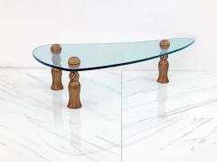 Arthur Court Arthur Court Biomorphic Glass Tassel Coffee Table - 3175820