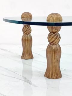 Arthur Court Arthur Court Biomorphic Glass Tassel Coffee Table - 3175837