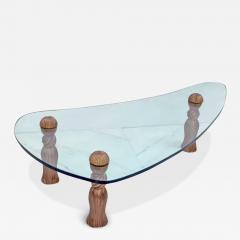 Arthur Court Arthur Court Biomorphic Glass Tassel Coffee Table - 3178792