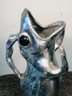 Arthur Court Arthur Court Frog Pitcher in Cast Aluminum - 882124