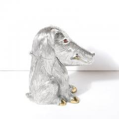Arthur Court Mid Century Aluminum Brass Sculptural Boar Wine Cooler Signed Arthur Court - 4489959