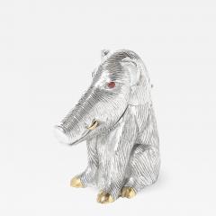 Arthur Court Mid Century Aluminum Brass Sculptural Boar Wine Cooler Signed Arthur Court - 4491408