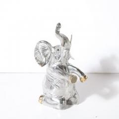 Arthur Court Mid Century Aluminum Brass Sculptural Elephant Wine Cooler Signed Arthur Court - 4489955