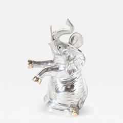 Arthur Court Mid Century Aluminum Brass Sculptural Elephant Wine Cooler Signed Arthur Court - 4491407