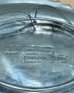Arthur Court Pair Arthur Court Polished Aluminum Fish Tray Serving Platter 1975 - 3459251