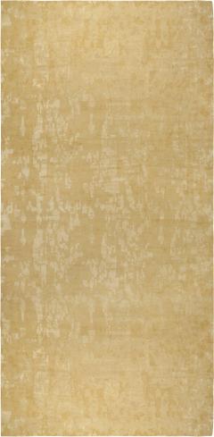 Arthur Dunnam Oversized Abstract Yellow Handmade Wool Rug for Doris Leslie Blau - 3578461