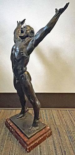 Arthur Dupagne Arthur Dupagne Belgium 1895 1961 Exultation Bronze - 3653073