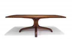 Arthur Espenet Carpenter 1967 Arthur Espenet Carpenter Black Walnut Dining Table - 3508366