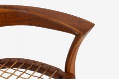 Arthur Espenet Carpenter Arthur Carpenter Espenet Curved Back Arm Chair 1980c  - 4509857