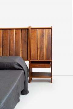 Arthur Espenet Carpenter Arthur Carpenter Espenet King Sized Oiled Walnut Headboard 1972 - 4329461