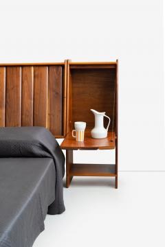 Arthur Espenet Carpenter Arthur Carpenter Espenet King Sized Oiled Walnut Headboard 1972 - 4329463