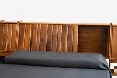 Arthur Espenet Carpenter Arthur Carpenter Espenet King Sized Oiled Walnut Headboard 1972 - 4329464