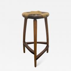 Arthur Espenet Carpenter Signed Arthur Espenet Carpenter Rawhide Stool - 1502788