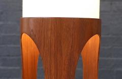 Arthur Jacobs Arthur Jacobs Korina Wood Cylinder Table Lamp for Modeline of California - 4581179