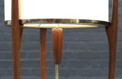 Arthur Jacobs Arthur Jacobs Sculpted Korina Wood Floor Lamp for Modeline of CA - 4694264